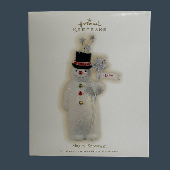 Hallmark Keepsake Magical Snowman Ornament 2009 Christmas Decoration Glittery - Picture 6 of 9